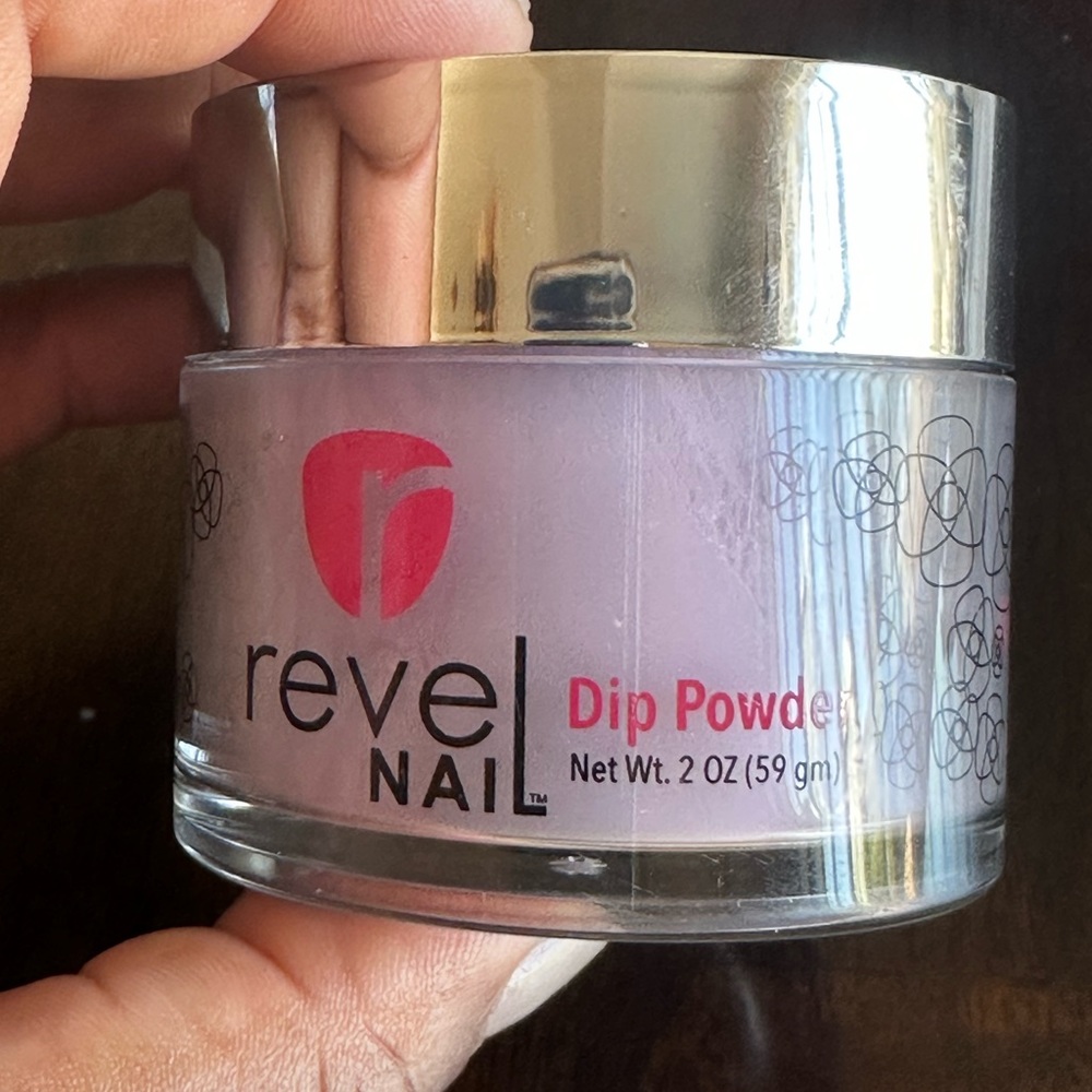 Revel Nail Dip Powder Retired Shade Gleeful Size 2oz.